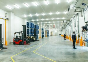 Crowe Transportation - The inside of a storage warehouse