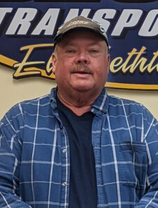 Don Weaver, trucker for Crowe Transportation
